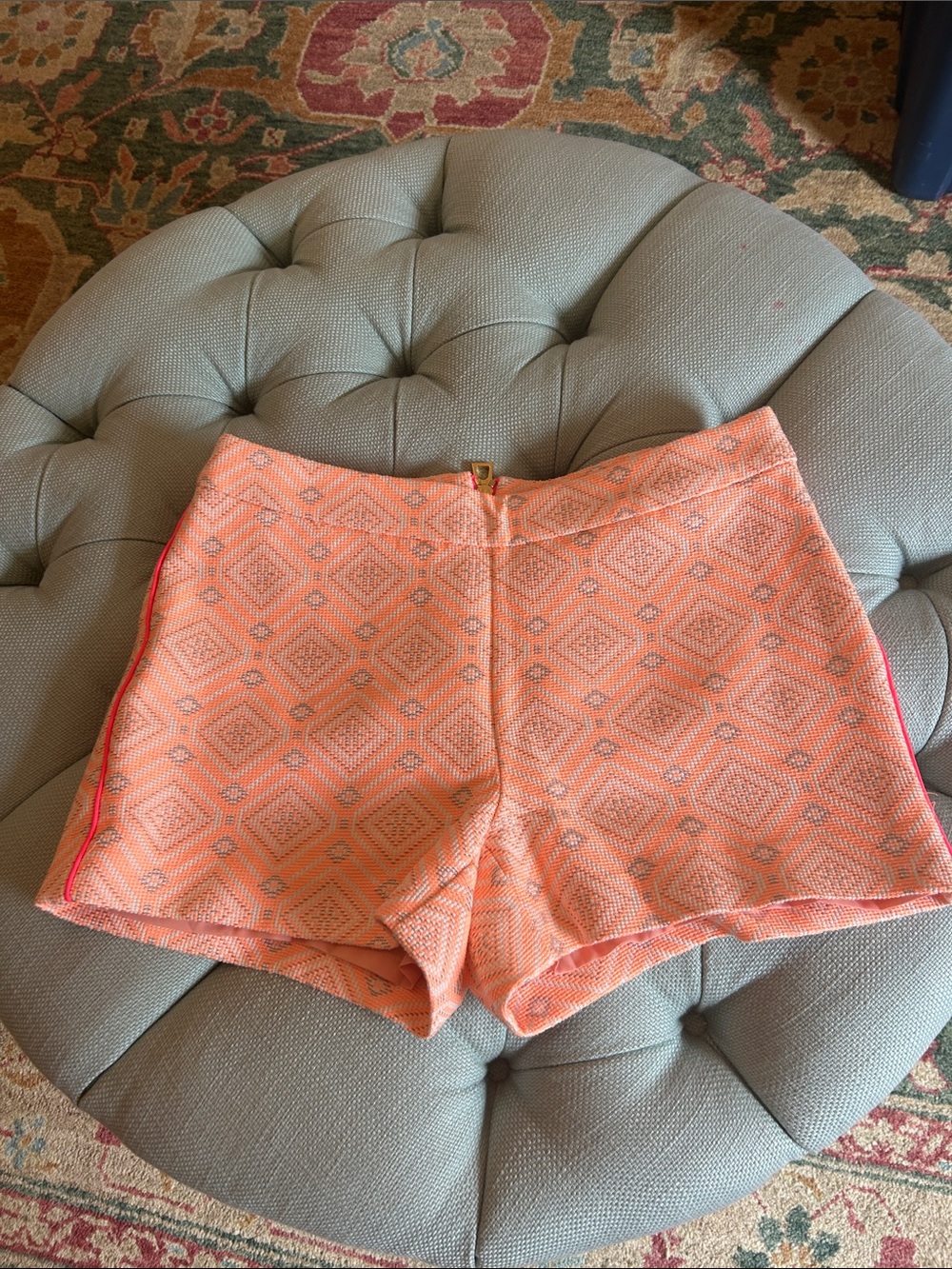 Sail to Sable Coral jacquard Shorts